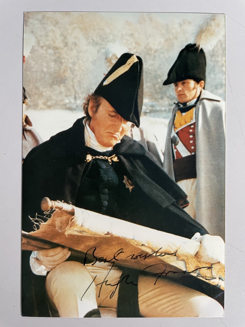 Lot 231: Hugh Fraser Great British Actor Sharpe 6x4 inch...