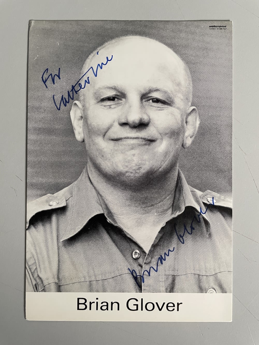 Lot 233: Brian Glover Popular British Actor Kes 6x4 inch...