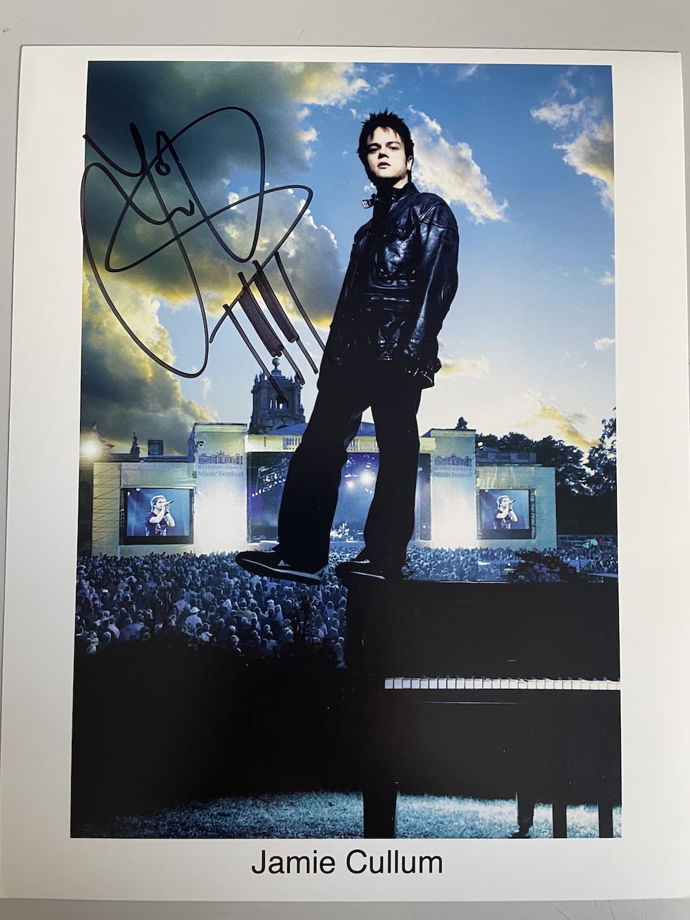 Lot 246: Jamie Cullum Pop Jazz Singer and Musician 10x8...