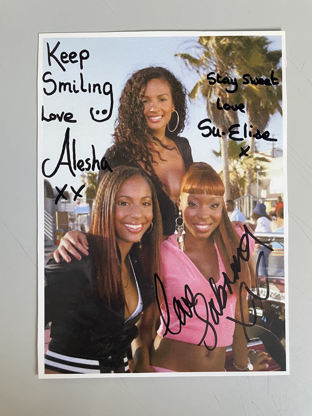 Lot 247: Mis Teeq Chart Topping Girl Band 8x6 inch...