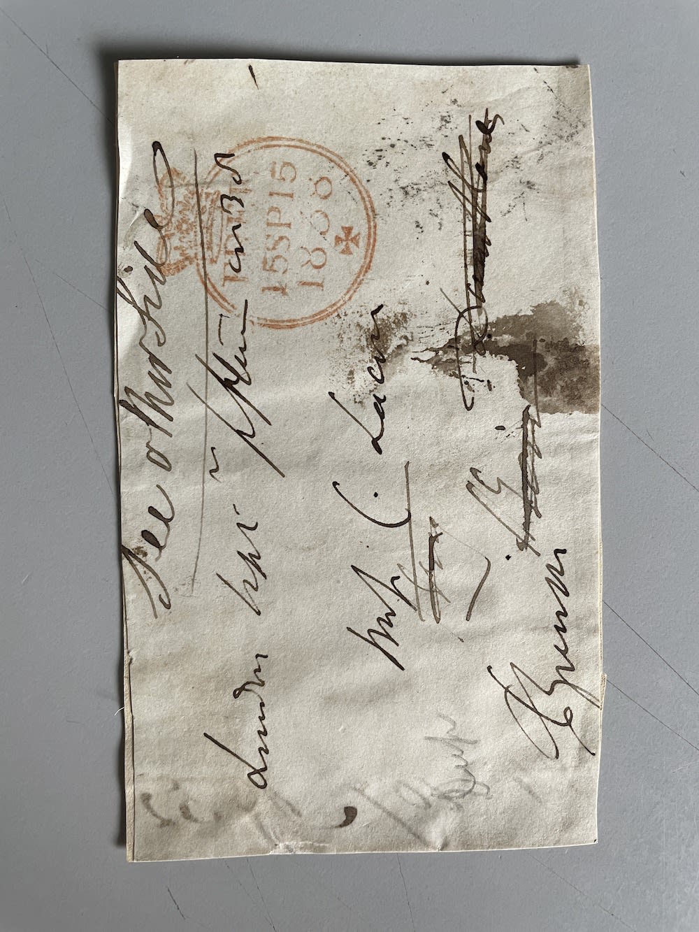 Lot 258: Charles Greville Diarist and MCC Cricketer Signed Envelope...