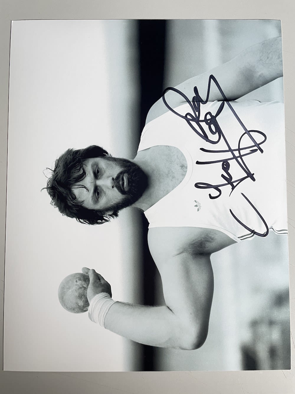 Lot 265: Geoff Capes Great British Olympic Athlete 10x8 inch...