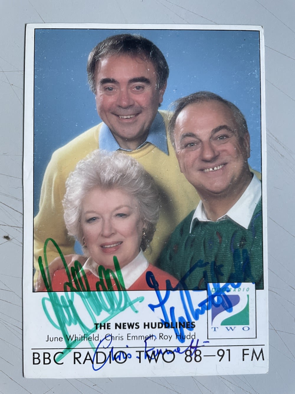 Lot 271: June Whitfield, Roy Hudd, Chris Emmett The News...