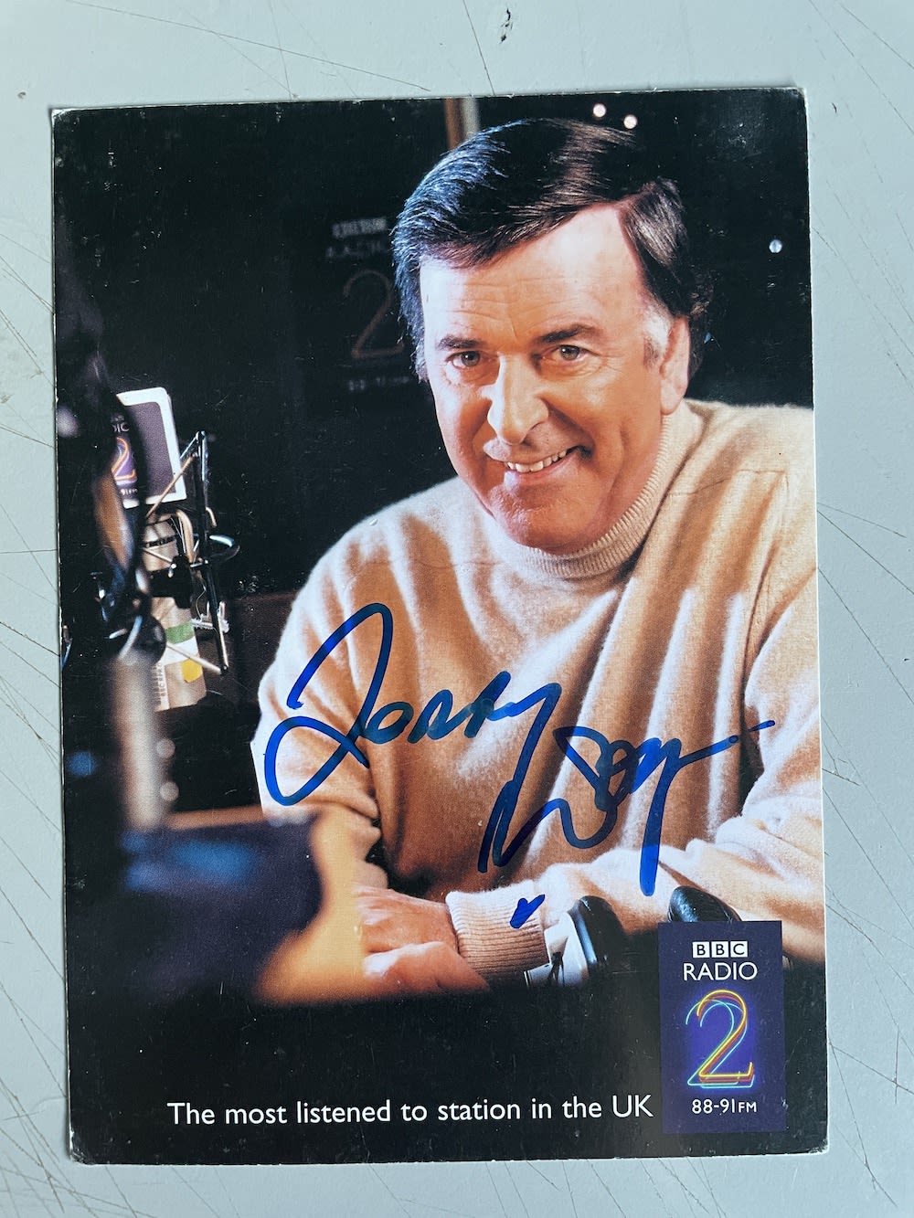Lot 274: Terry Wogan TV and Radio Presenter 6x4 inch...