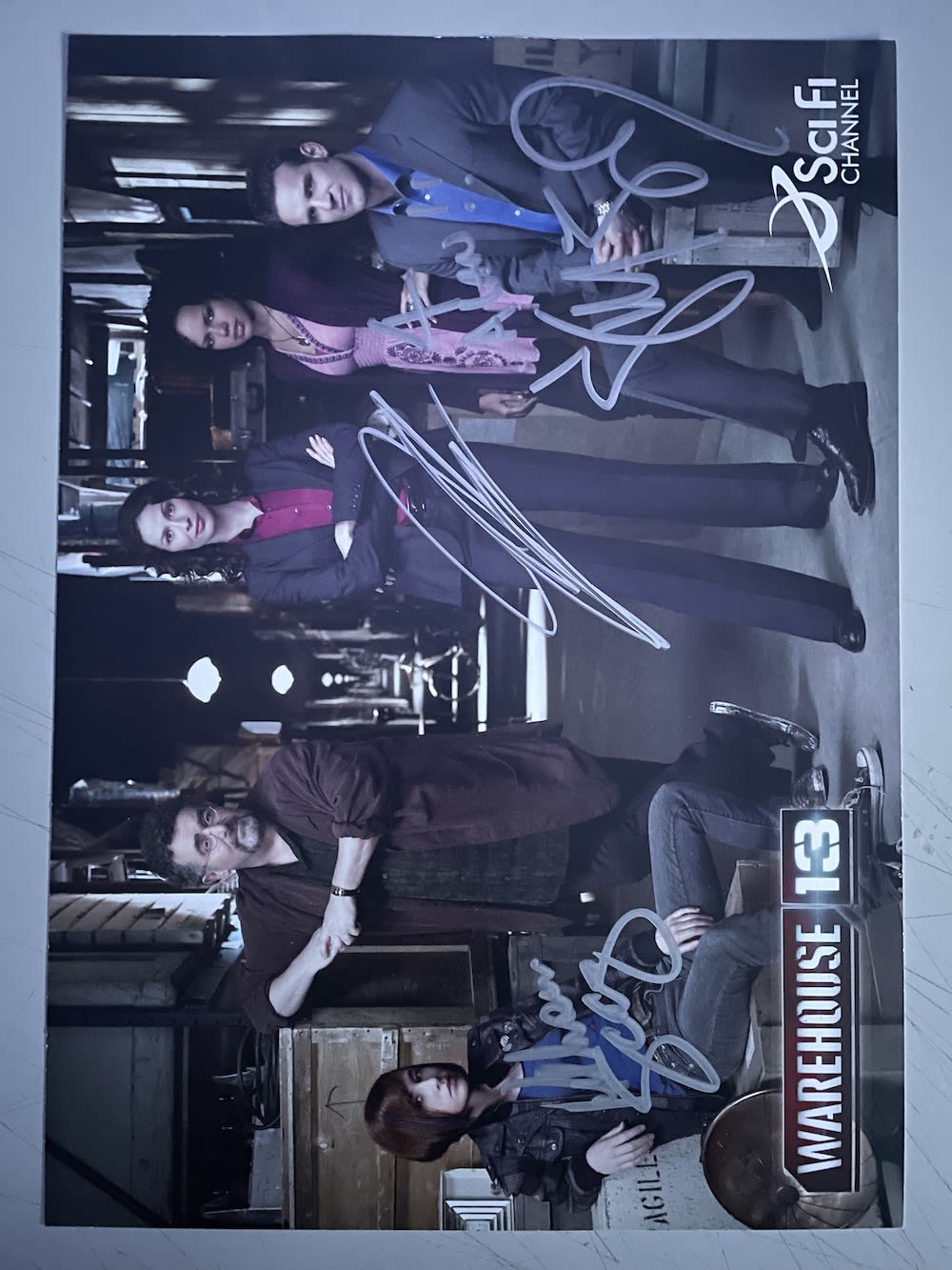 Lot 285: Scagliotti, Kelly, McClintock Warehouse 13 Cast Members 12x8...