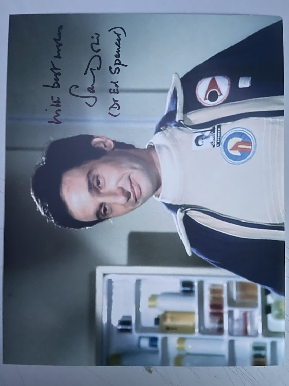 Lot 289: Sam Dastor Popular Actor Space 1999 10x8 inch...