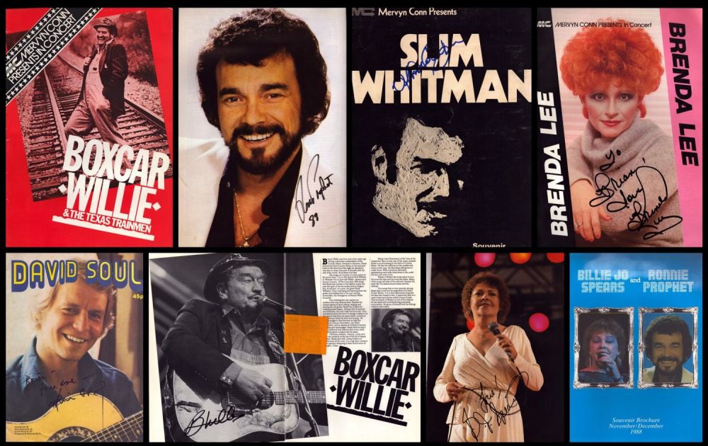Lot 81: Collection of 5 dedicated and signed Country Music...