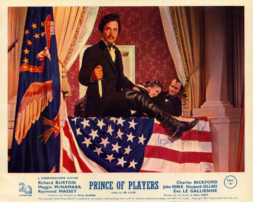 Lot 117: John Derek American Actor Signed Vintage 'Prince Of...