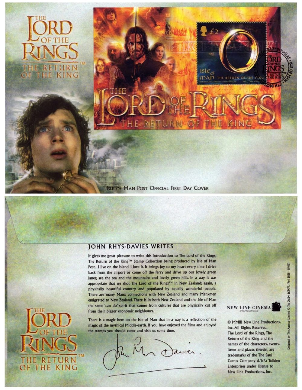 Lot 154: John Rhys Davies signed Lord of the Rings...