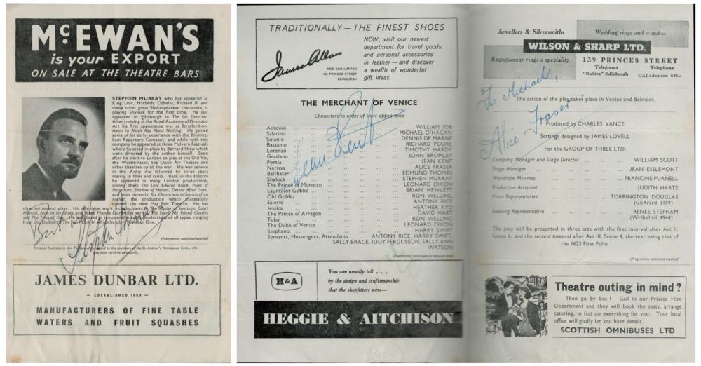 Lot 228: Multi signed Stephen Murray, Alice Fraser plus 1...