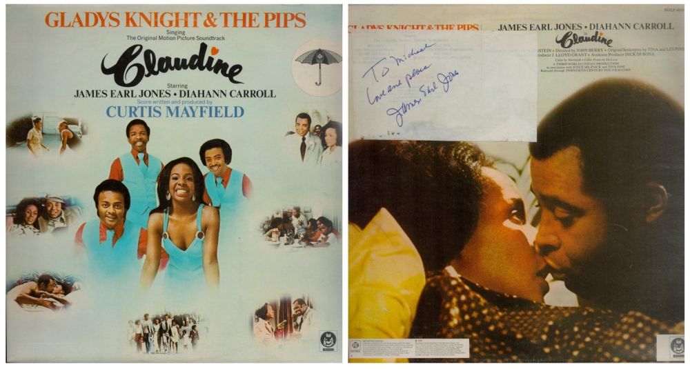 Lot 244: James Earl Jones signed. Dedicated. 12 Inch Vinyl...