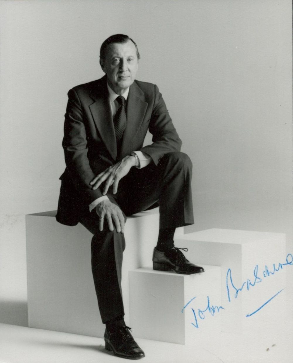 Lot 261: John Brabourne signed Black & White Photo 5x4...