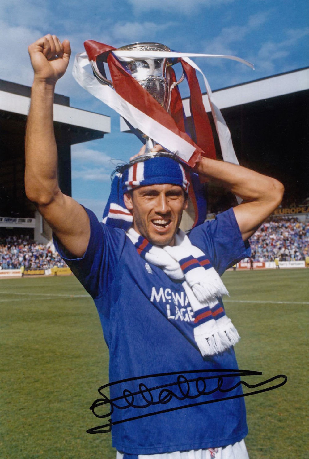 Lot 318: Autographed MARK HATELEY 12 x 8 photo :...
