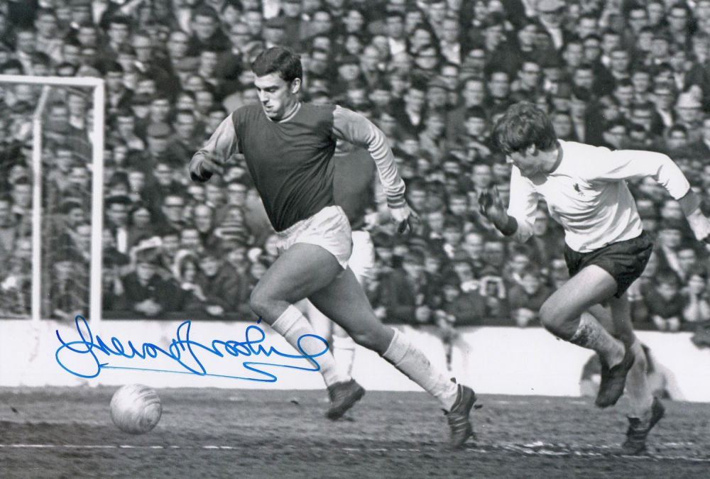 Lot 321: Autographed TREVOR BROOKING 12 x 8 photo :...