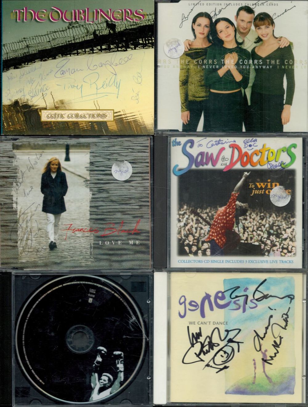 Lot 336: 5 x Signed CDs plus one Unsigned CD,...