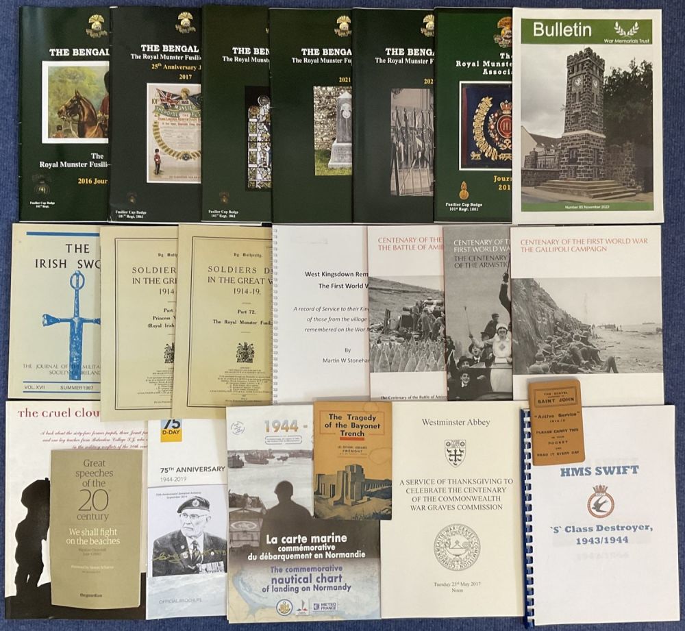 Lot 338: World Wars Commemorative / Anniversary Publications Collection includes...