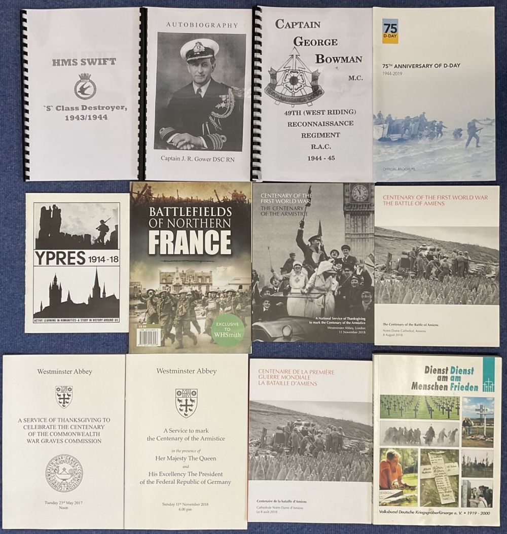 Lot 339: World Wars Commemorative / Anniversary Publications Collection includes...