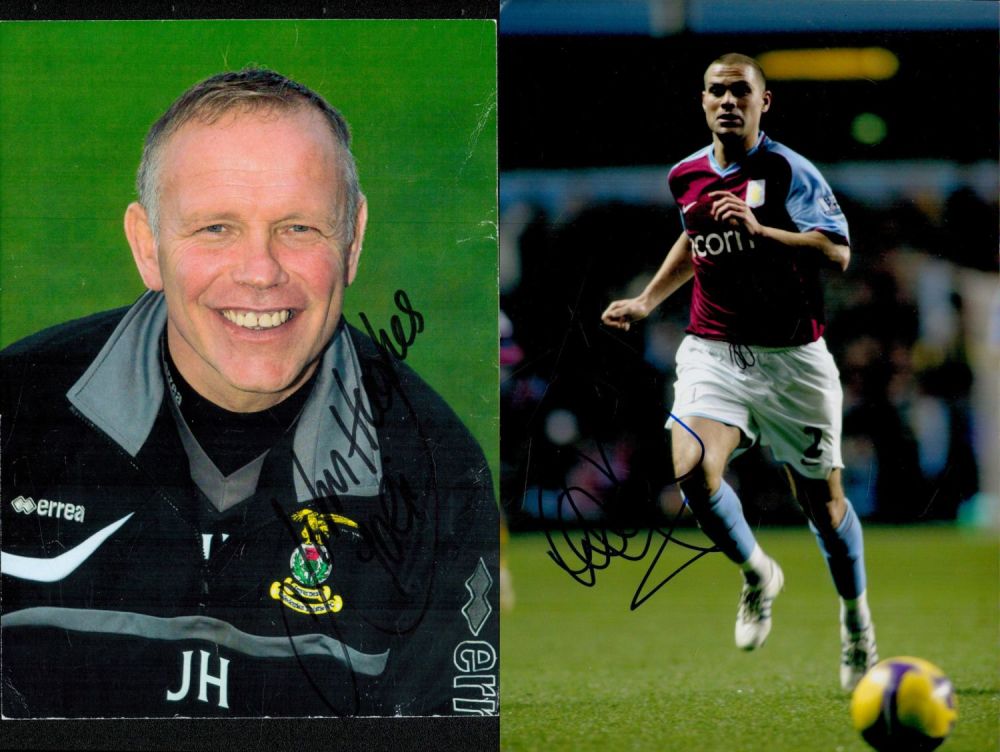 Lot 359: Luke Young, Steve Sidwell, John Hughes, Signed Photos...