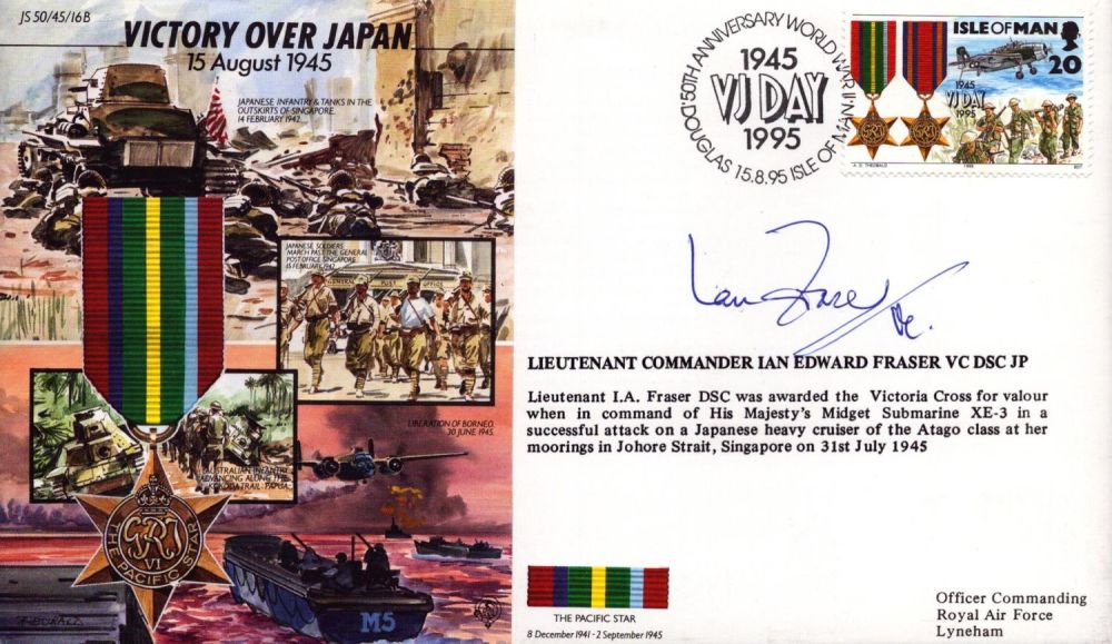 Lot 400: Ltnt Comm Ian Fraser VC signed Victory over...