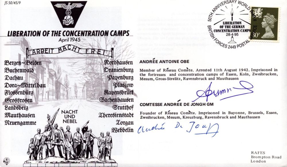 Lot 409: Andree Antoine OBE and Andree de Jongh signed...