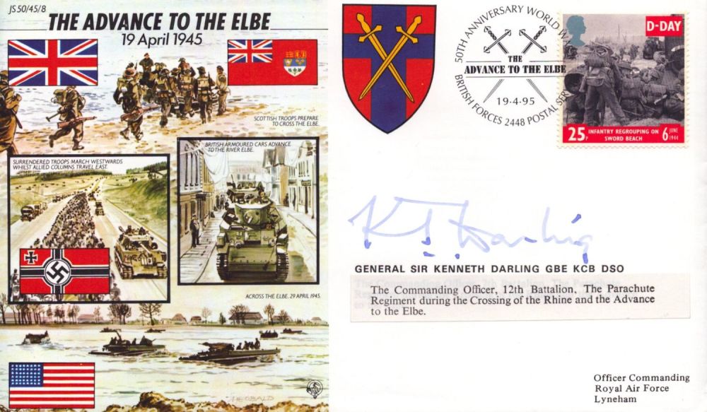 Lot 410: Gnrl Sir Kenneth Darling signed Advance to the...