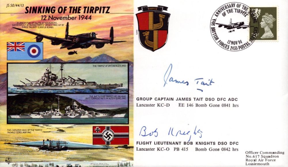 Lot 413: Grp Cptn James Tait and Flt Ltnt Bob...