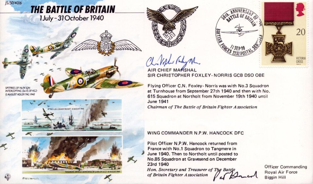 Lot 421: Air chief marshal Sir Christopher Foxley Norris and...