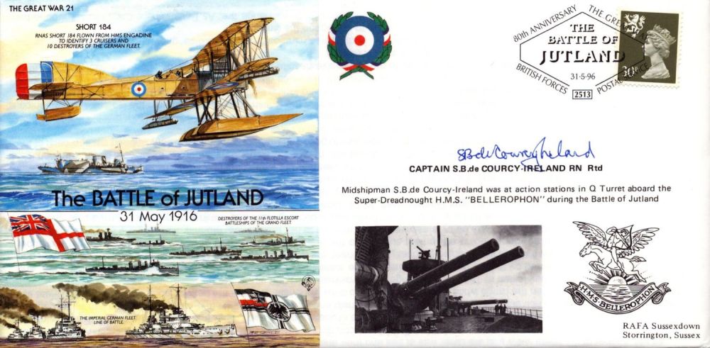 Lot 449: Cptn S B Courcy Ireland signed Battle of...