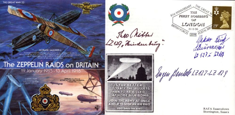 Lot 450: Oskar Fink, Eugen Bentele and Theo Ritter signed...
