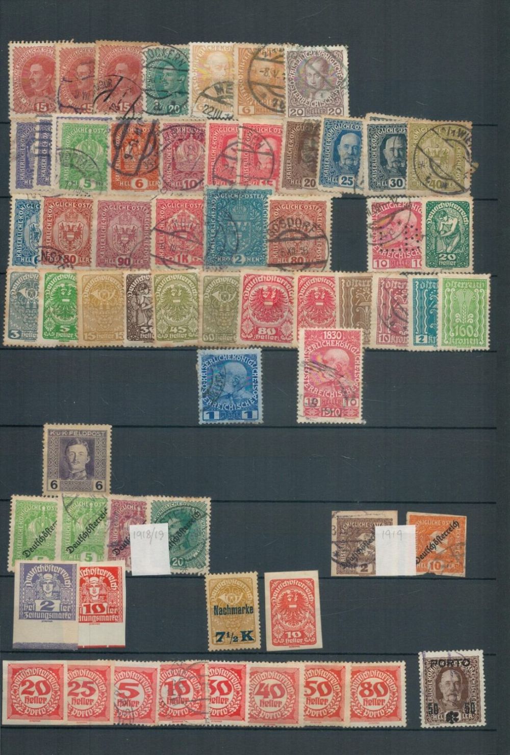 Lot 513: Austria Mint & Used Stamps in a Prinz...