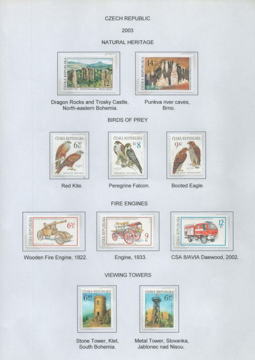 Lot 523: Czech Republic used Stamps in a Binder containing...
