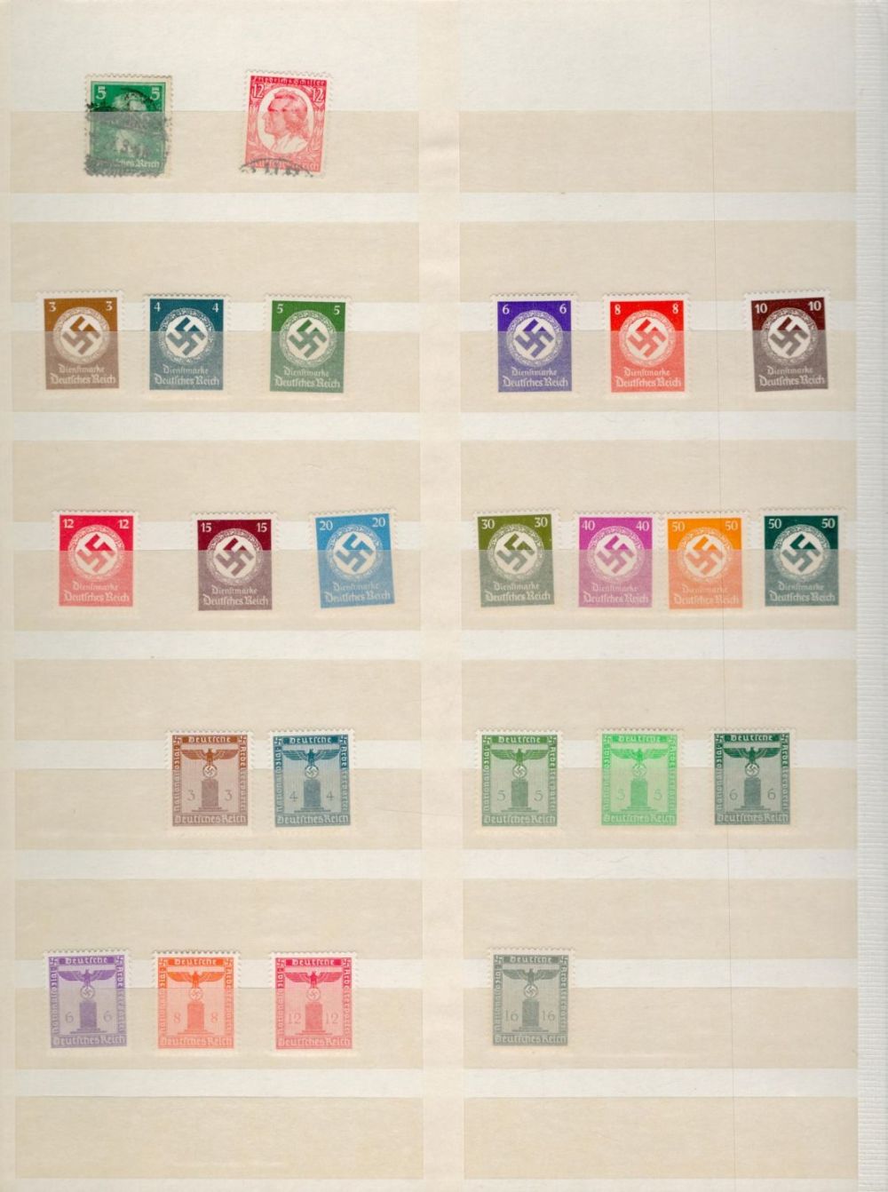 Lot 525: Germany Mint & used Stamps in a Stockbook...