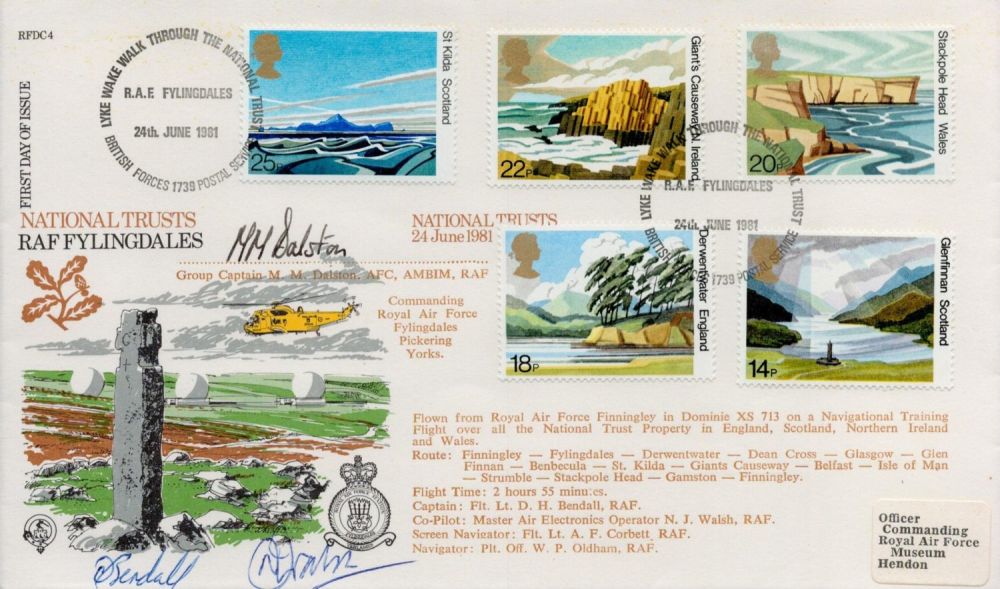 Lot 59: Group Captain M. M. Dalston Signed National Trust...