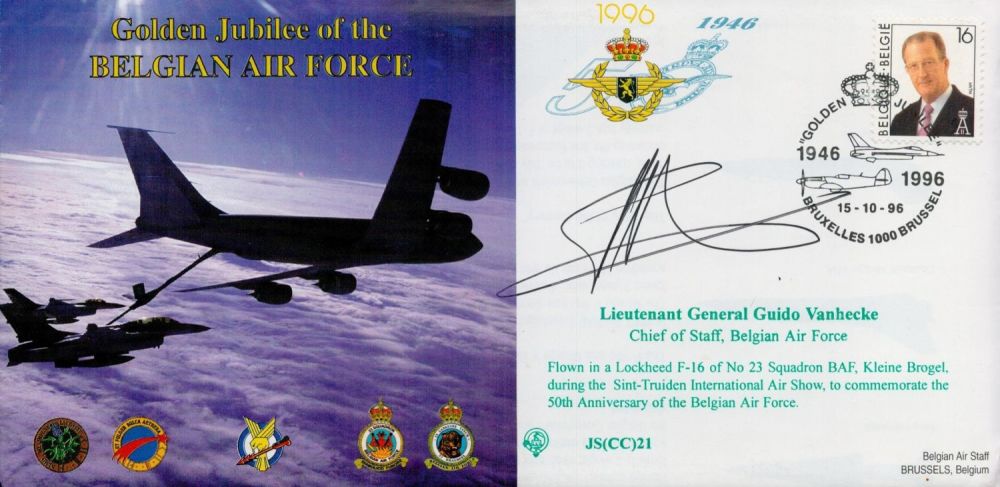 Lot 60: Lt Gen Guido Vanhecke Signed Golden Jubilee of...