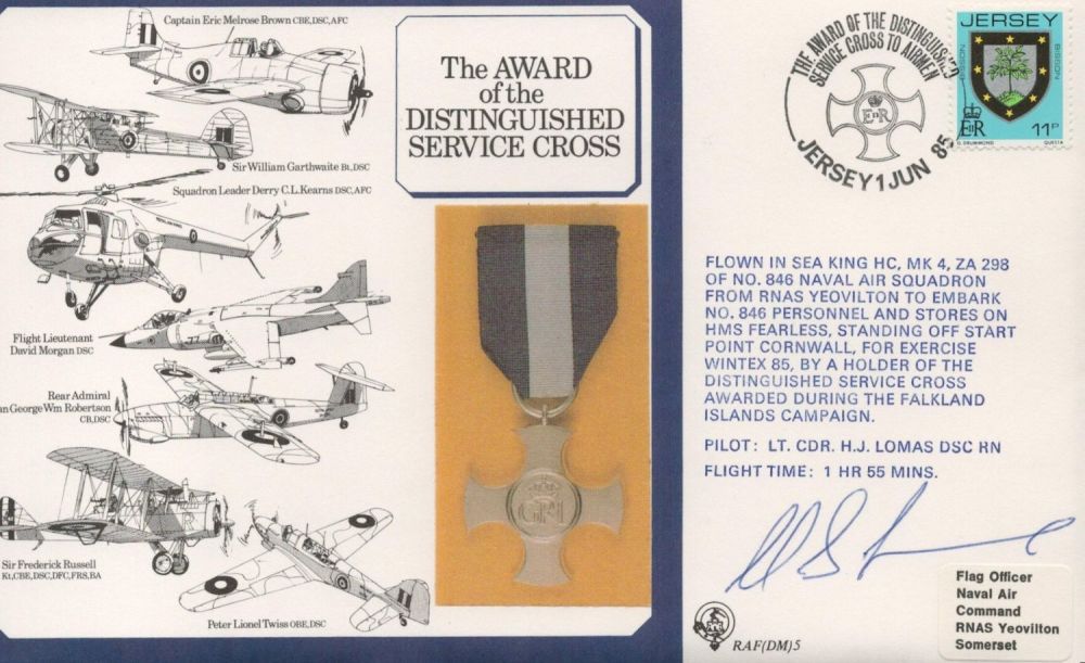 Lot 73: Lt Cdr H. J. Lomas DSC Signed The...