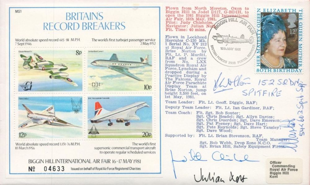 Lot 87: RAF WW2 Ralph Wolton and 3 others signed...