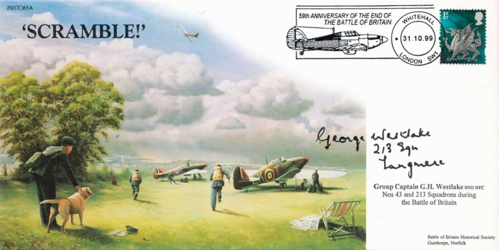 Lot 89: WW2 Grp Cptn George Westlake DSO DFC Signed...