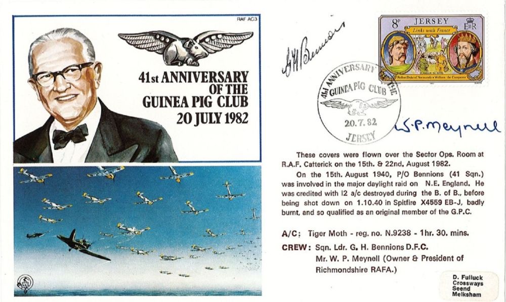 Lot 97: Sqn Ldr G H Bennions DFC and WP...