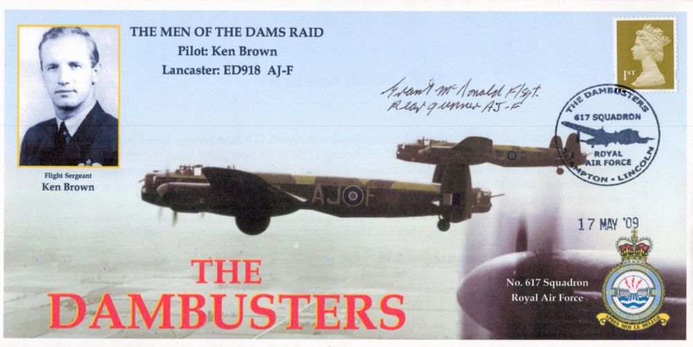 Lot 105: World War II FDC Signed by Flight Sergeant...