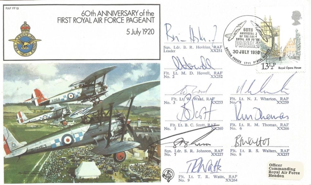 Lot 109: The Red Arrows Royal Air Force aerobatics display...