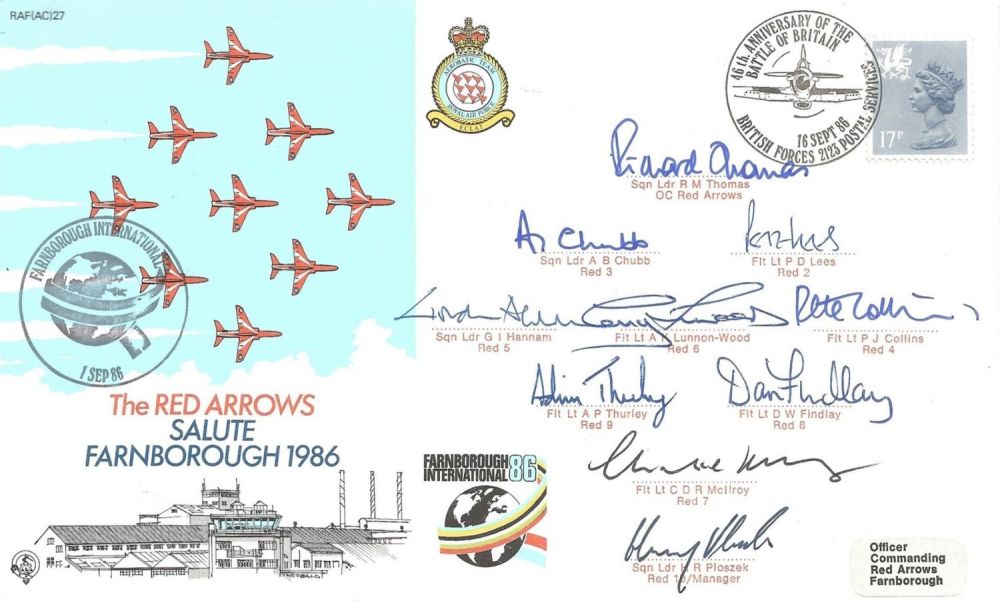 Lot 110: The Red Arrows Royal Air Force aerobatics display...