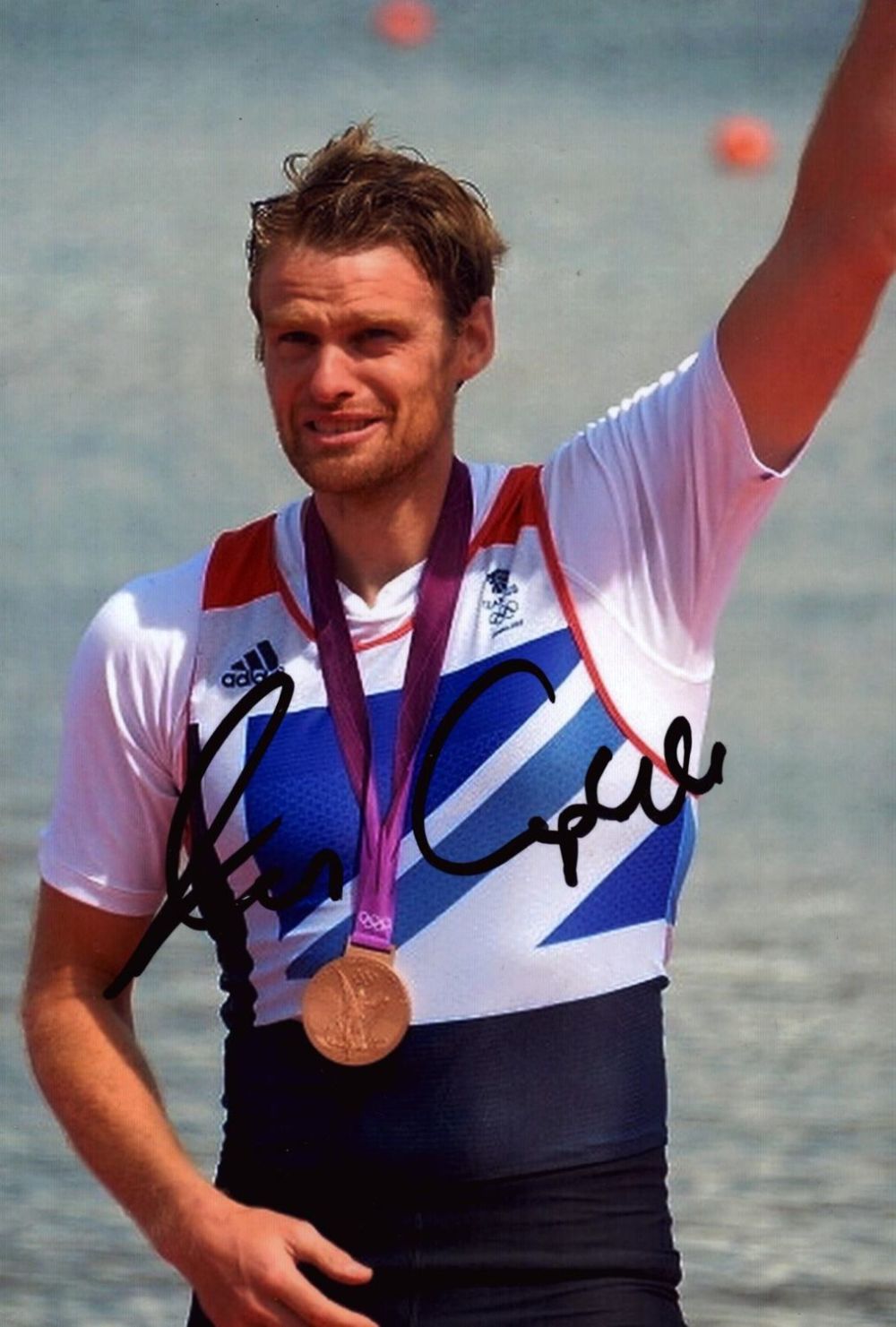 Lot 117: Olympics Alan Campbell signed 6x4 Great Britain rowing...