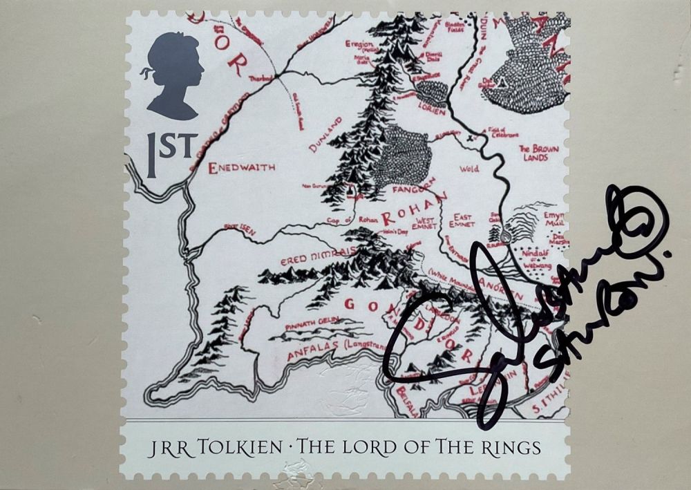 Lot 139: Lord Of The Rings, PHQ cards signed by...