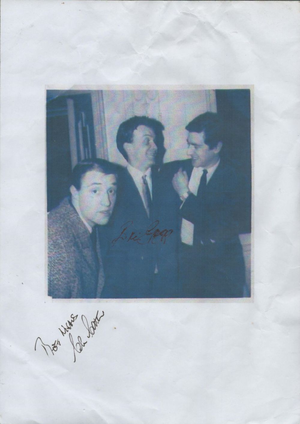 Lot 214: Brian Gregg and Adie Barrett multi signed black...