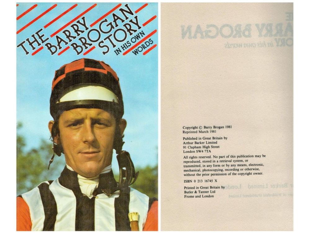 Lot 241: The Barry Brogan Story In His Own Words....