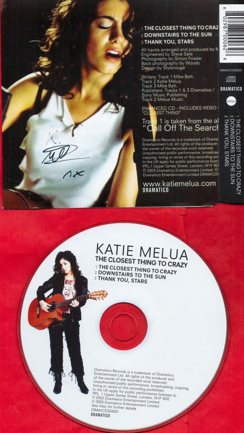 Lot 261: Music, Katie Melua signed The Closest Thing To...