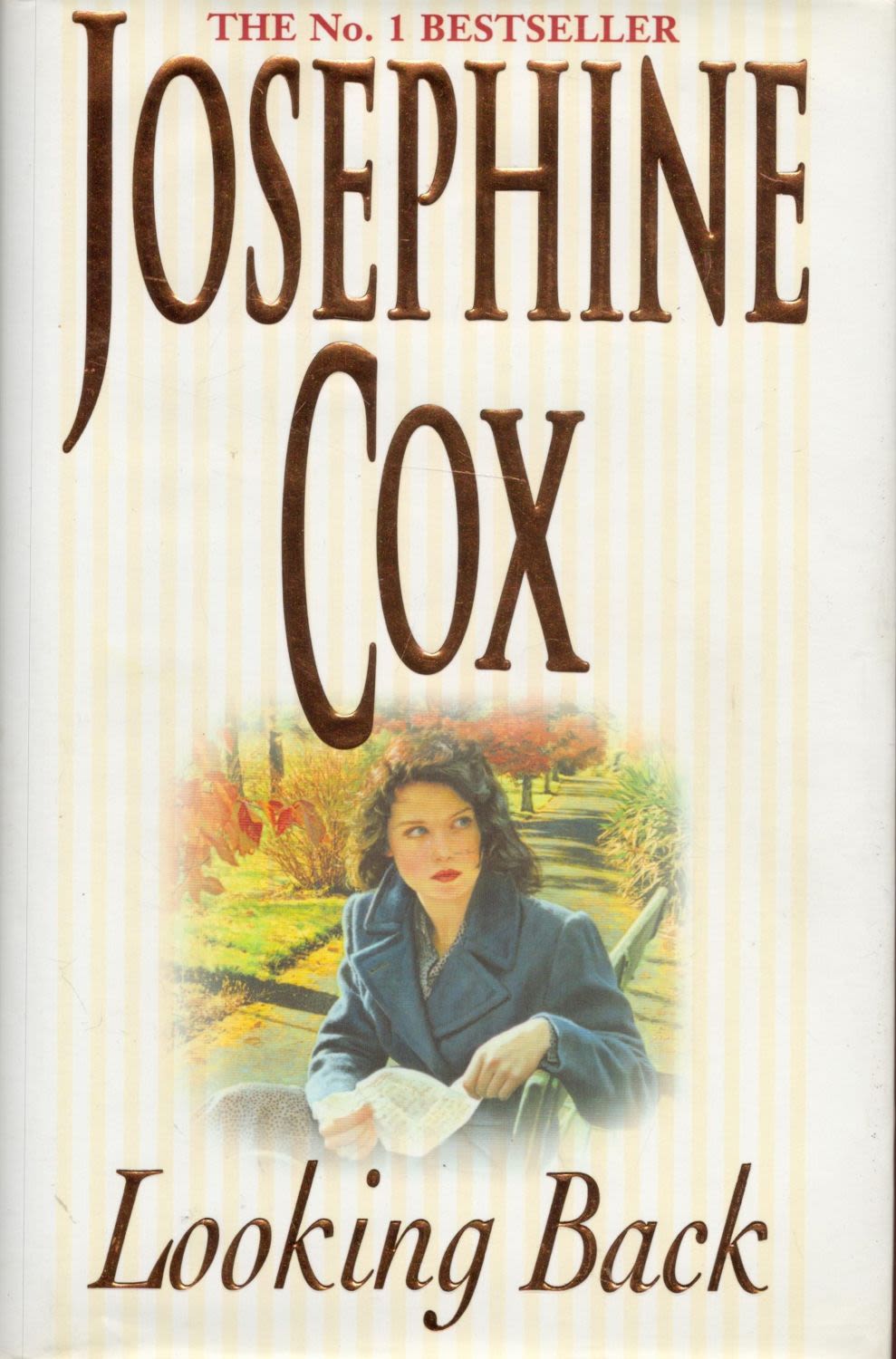 Lot 273: Josephine Cox Signed Book Looking Back Hardback Book...