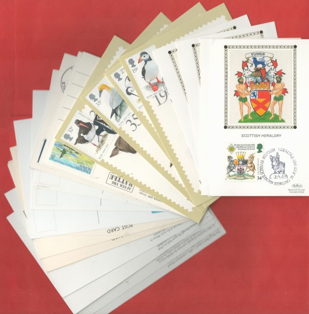 Lot 289: 23 x First Day Postcards, plus 20 Mint...