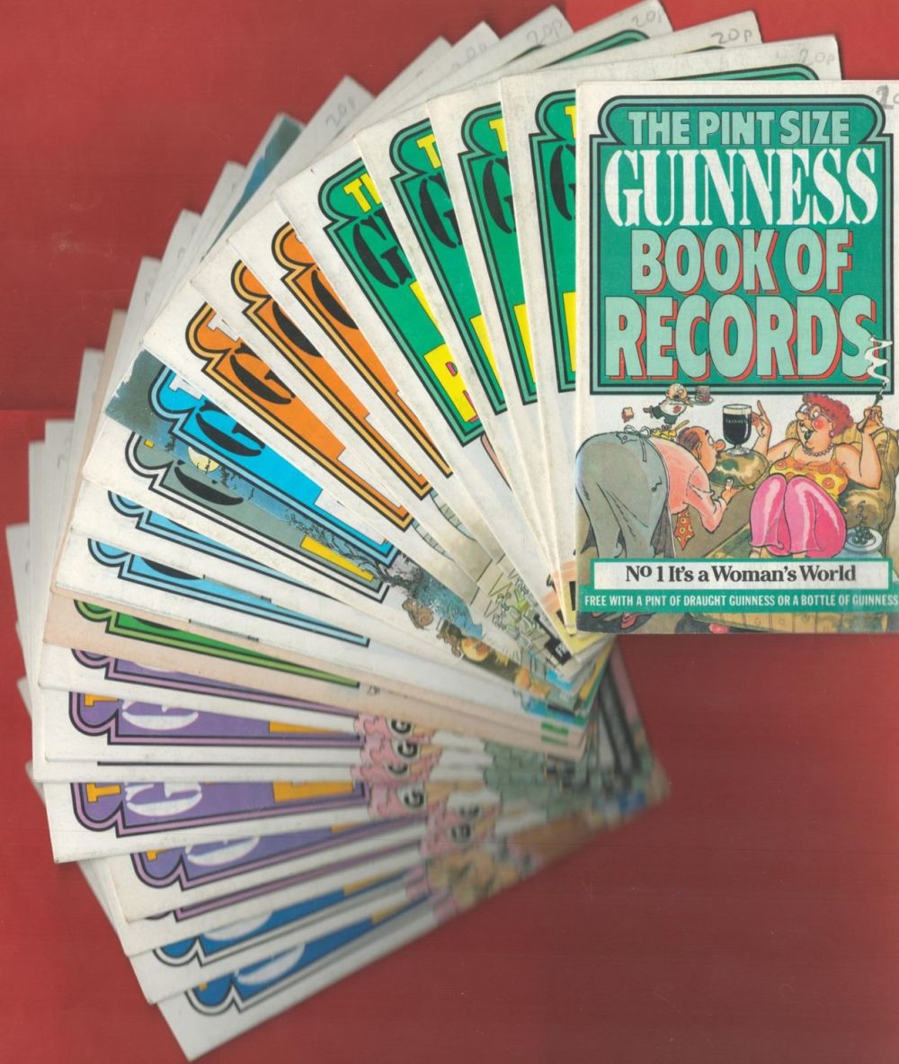 Lot 291: 39 x The Pint Size Guinness Book Of...