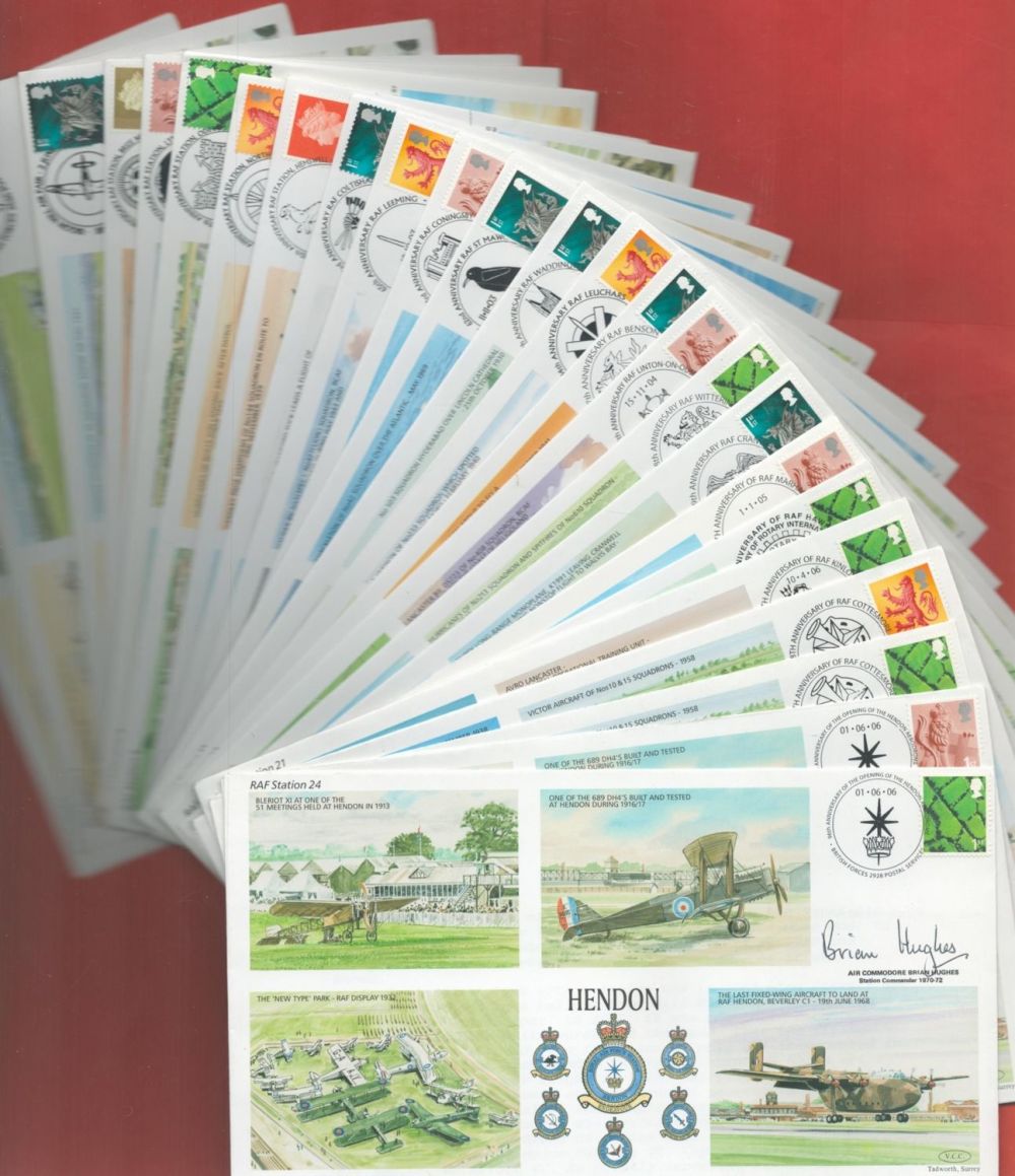 Lot 292: WW2 Collection 24 x R. A. F. Signed...